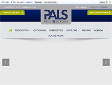 Tablet Screenshot of palsprint.com